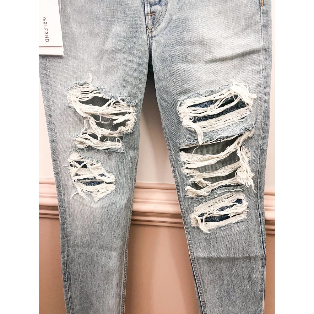 GRLFRND Karolina Jeans Size 24 NWT - Picture 4 of 8